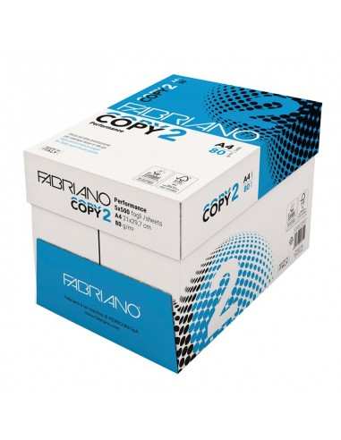 5 pz - Fabriano Copy 2 - Formato A4-21x29,7 500ff 80g/m - per