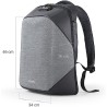 Tekniko big GRIGIO CHIARO - Zaino Antifurto dimensioni 34 x 46 x 16 cm Intempo idrorepellente tecnico con serratura presa usb