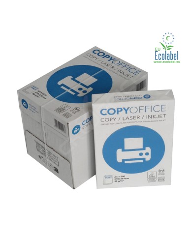 5 pz Copy Office - Formato A4 21x29,7cm 80/mq - Ecolabel per ufficio, stampa e fotocopie