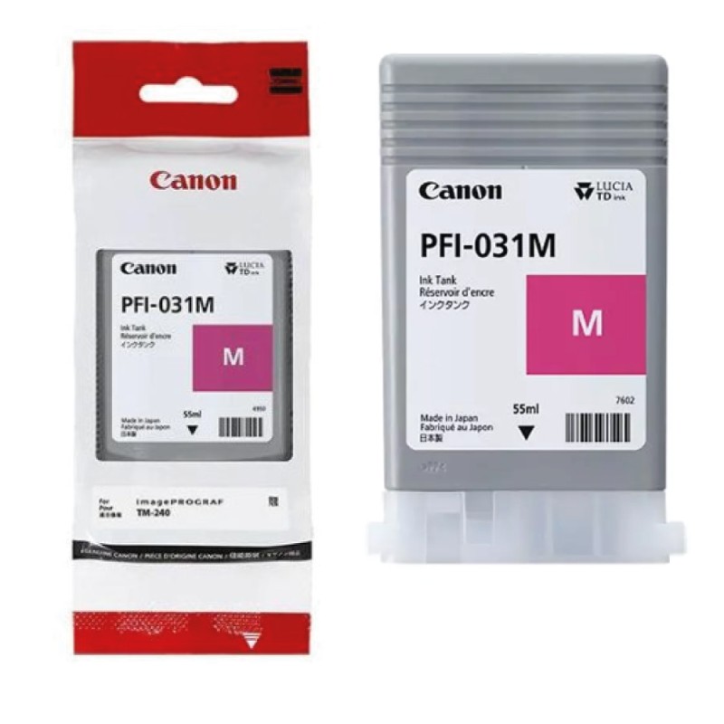 PFI-031M Magenta Cartuccia originale Magenta 55ml 6265C001 TM-240 TM-340