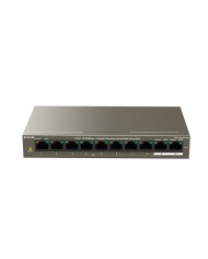 Tenda 8-Port10/100Mbps+2 Gigabit Desktop Switch With 8-Port PoE